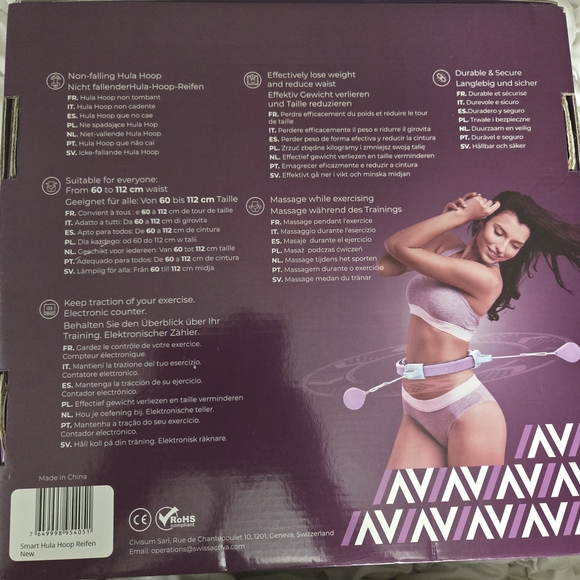 Silent Hula Hoop - Purple - Picture 6 of 10
